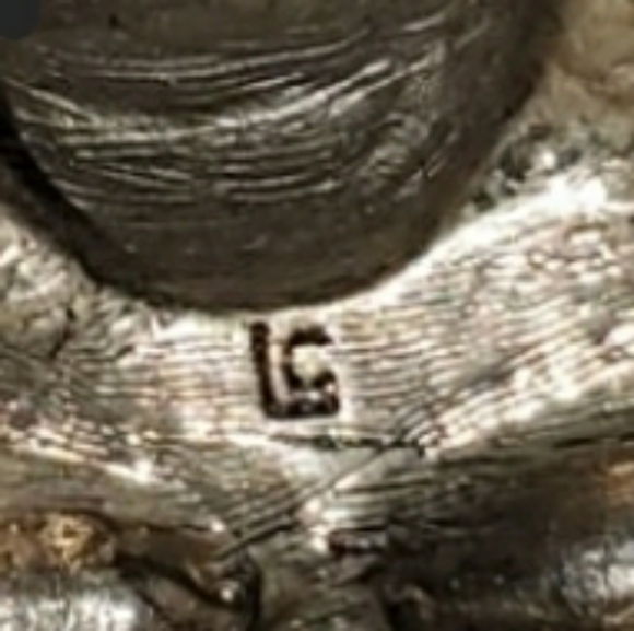 LOUIS C. MARKS 1940s Cherub Angel Brooch Vintage Signed Collectable Jewelry - Picture 5 of 8